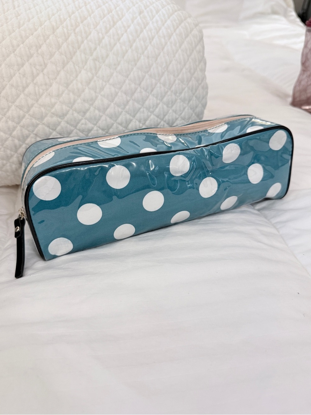 Kate Spade Vinyl Polka Dot Toiletry Bag